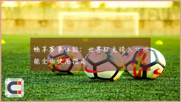 畅享赛事体验：世界杯竞猜入口功能全面使用指南