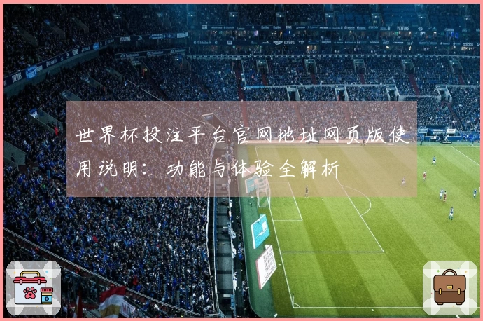 世界杯投注平台官网地址网页版使用说明：功能与体验全解析
