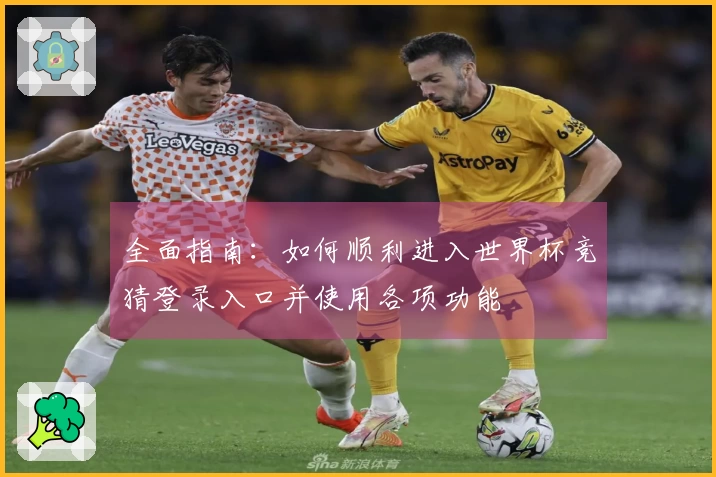 全面指南：如何顺利进入世界杯竞猜登录入口并使用各项功能